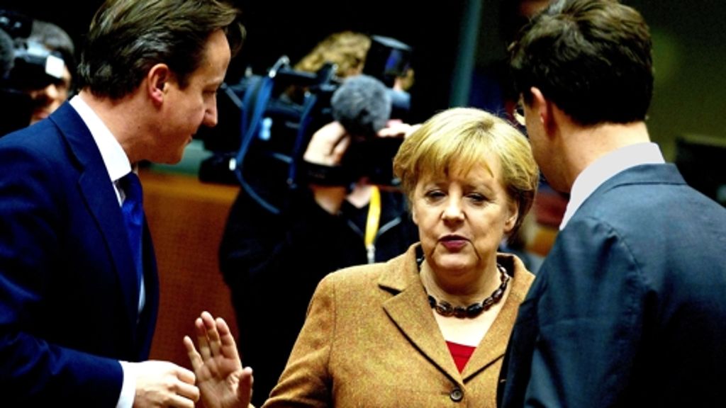 EU-Haushaltsgipfel: Merkel stellt sich schützend vor Cameron
