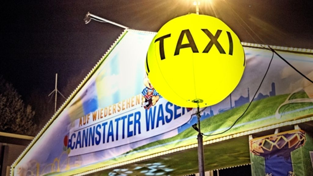 Stuttgarter Frühlingsfest: Neuer Taxistopp auf dem Wasen wird getestet