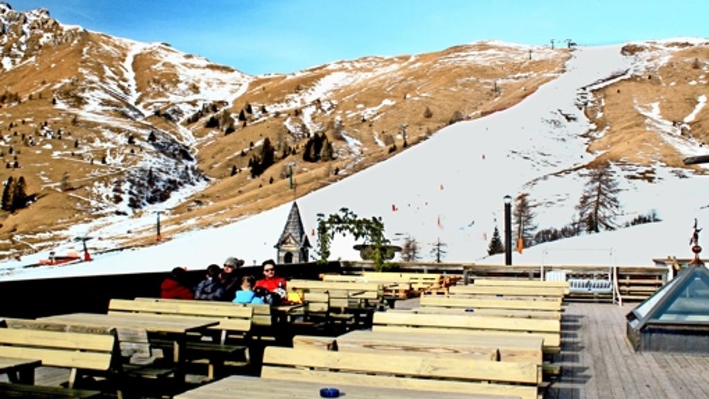 Skigebiete in Südtirol und Trentino: Naturschnee ist kaum noch zu sehen