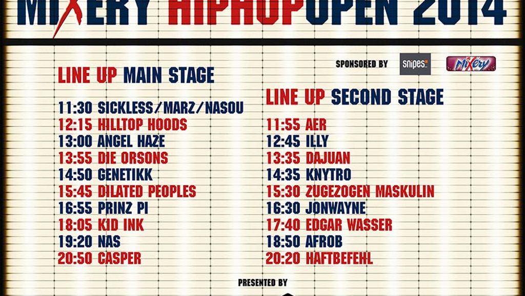 Hip-Hop Open: Aftershow-Partys