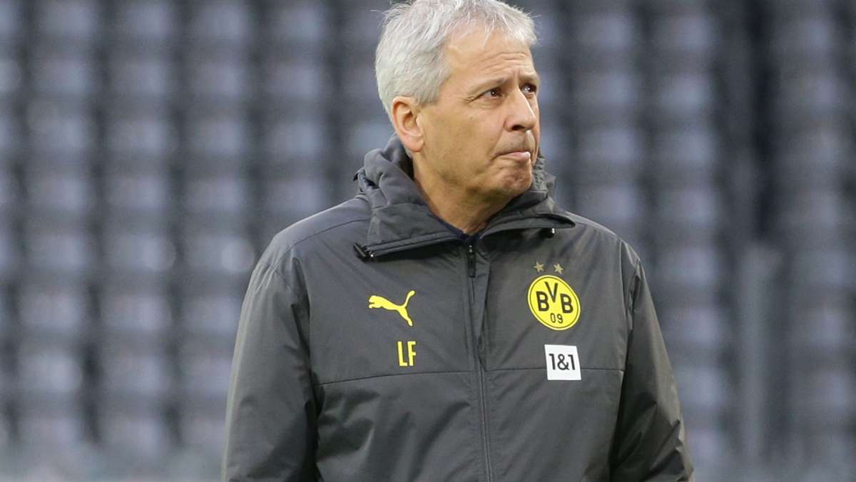 Nach 1-5-Klatsche gegen VfB Stuttgart: Medien:Borussia Dortmund trennt sich von Trainer Lucien Favre
