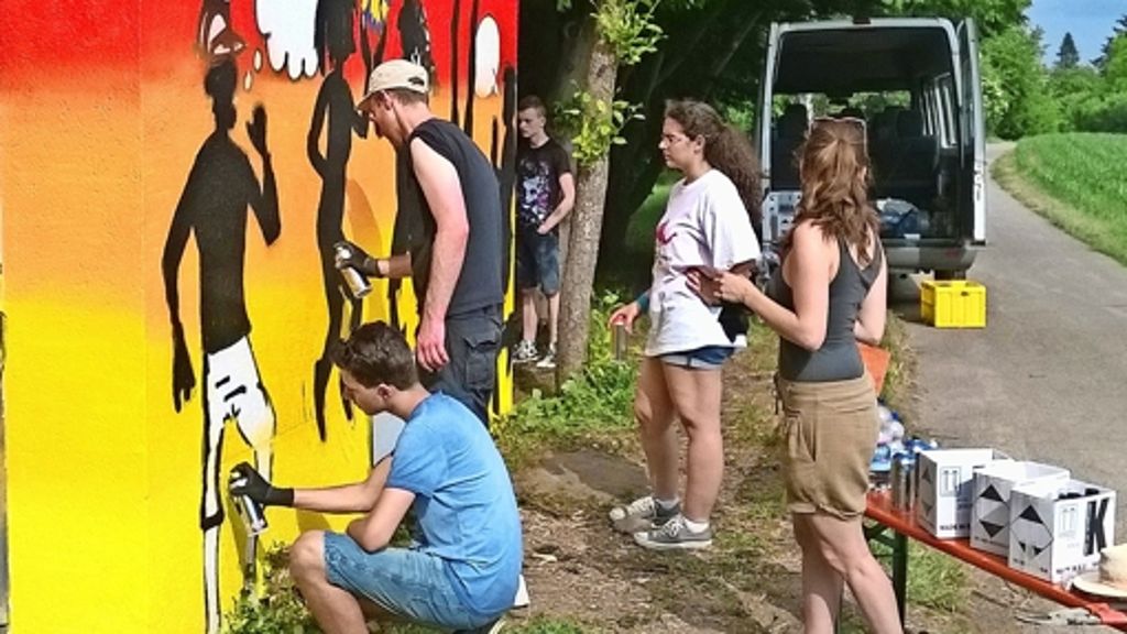 Jugend in Stammheim: Legale Graffiti-Aktion