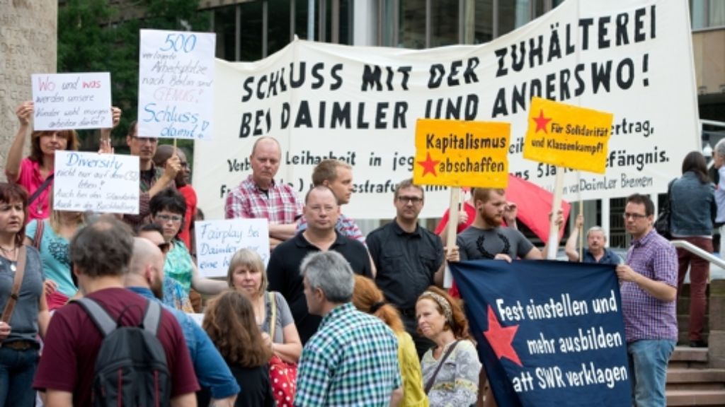SWR-Reportage über Werkverträge: Daimler-Betriebsrat fordert Klagerücknahme