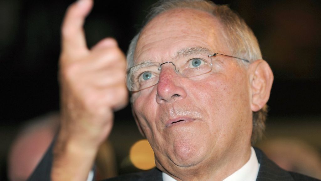 Wolfgang Schäuble als Spendenkontrolleur: Der lange  Schatten der hundert hässlichen Männer