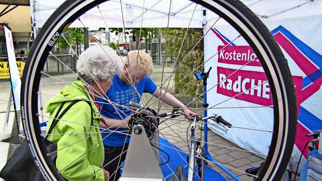 Rad-Check in Filderstadt: Ist Ihr Fahrradsattel auf Hüfthöhe?