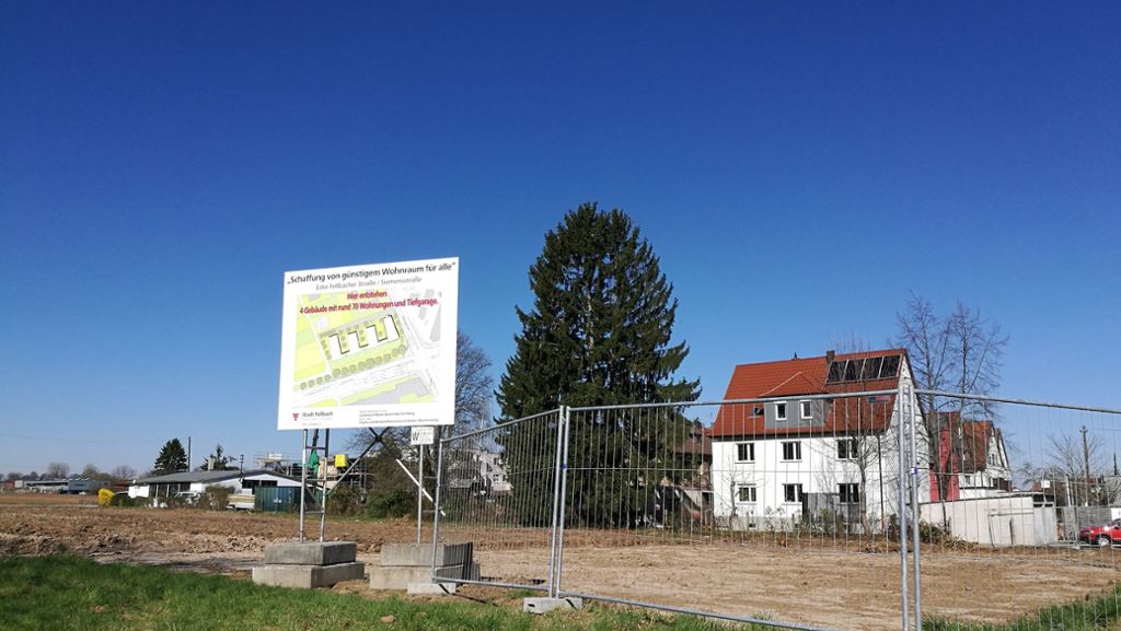 Wohnungsbau in Fellbach: Stadt startet die Wohnbauoffensive 2020