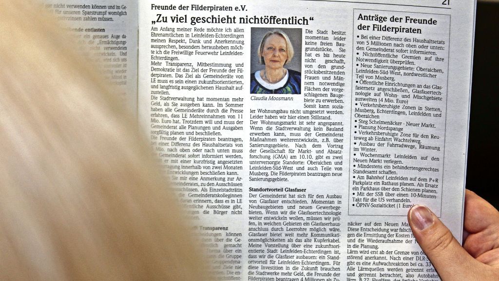 Leinfelden-Echterdingen: Streit um mehr Platz im Amtsblatt