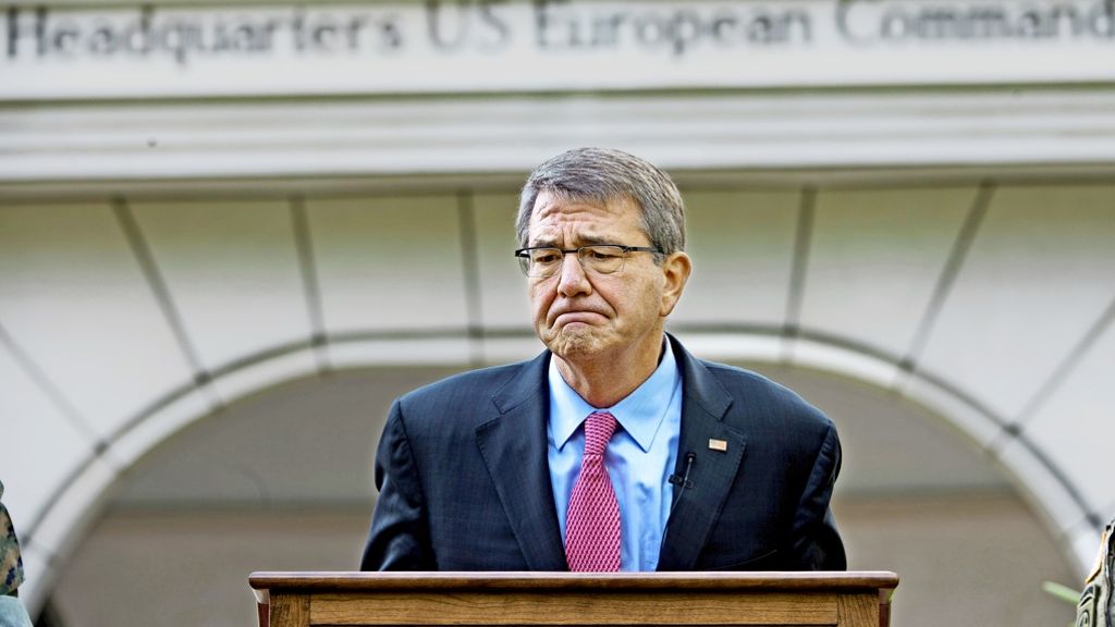 US-Verteidigungsminister in Stuttgart: Kommandowechsel mit markigen Worten