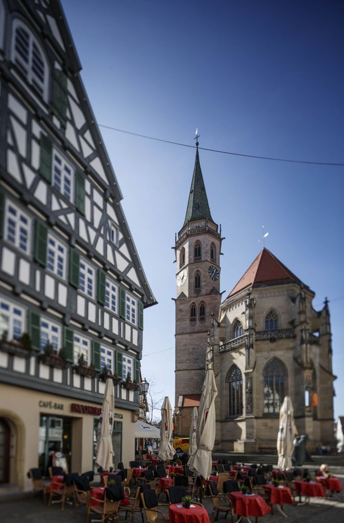 Die Stadtkirche ist eines der ältesten und imposantesten Gebäude Schorndorfs.