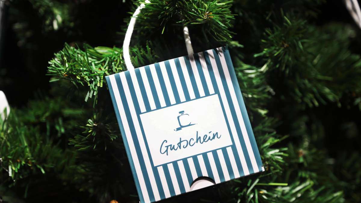 Weihnachtsgeschäft: Jetzt werden vermehrt Geschenkgutscheine  eingelöst