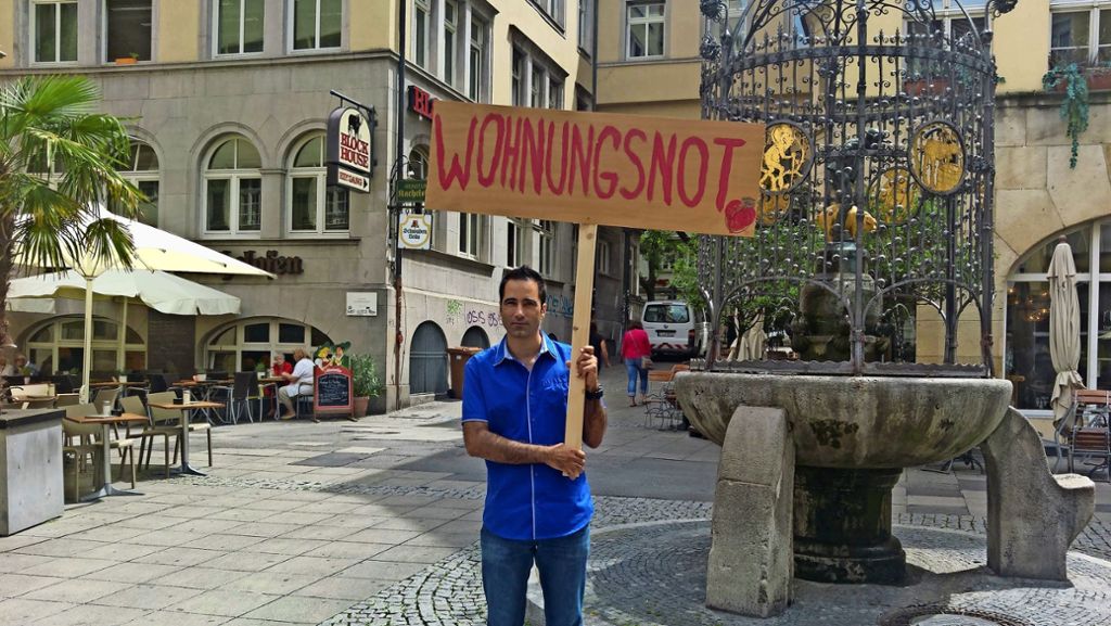 Ungewöhnliche Plakataktion in Stuttgart: „Ich will die Politiker wachrütteln“