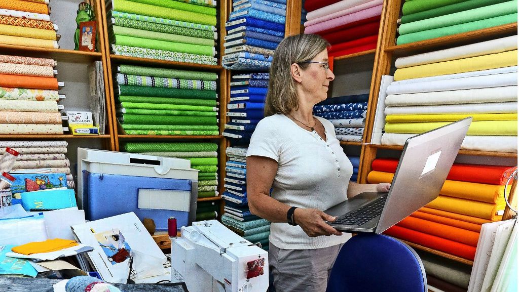 Einzelhandel im Kreis Böblingen: Gäufeldenerin ist mit Online-Shop für Quilts erfolgreich