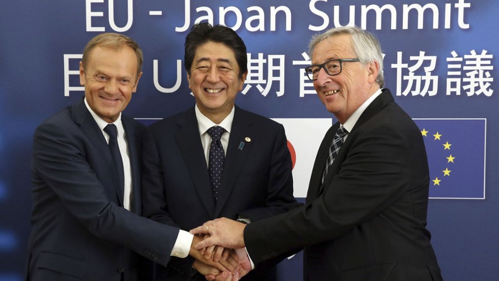 EU schließt Vertrag mit Japan: Starkes Zeichen