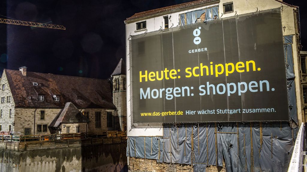 Stuttgarts Baustellen: Das Gerberviertel im November 2012