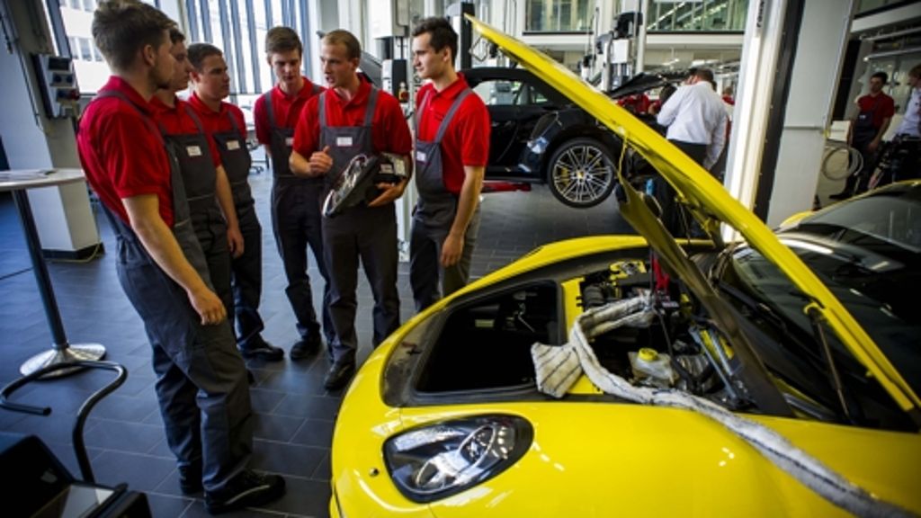 Festakt in Zuffenhausen: Porsche schafft Platz für 500 Lehrlinge