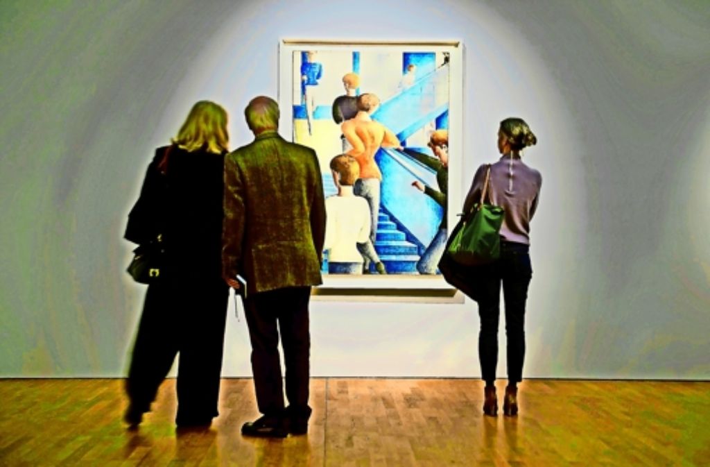 Die Werke Oskar Schlemmers brachten der Staatsgalerie rund 163 000 Besucher.