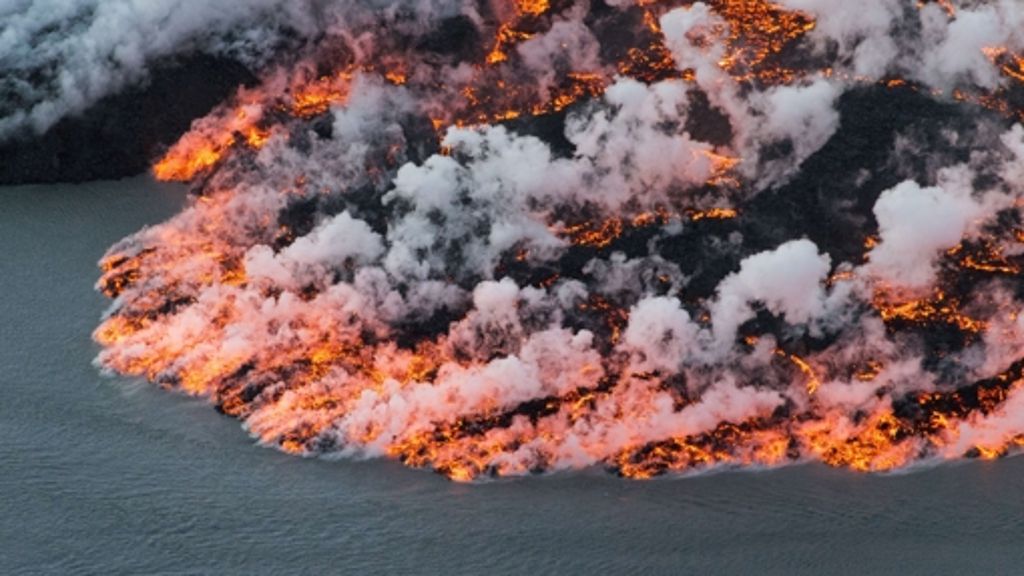 Vulkan Bárdarbunga: Eine Wolke aus Schwefeldioxid