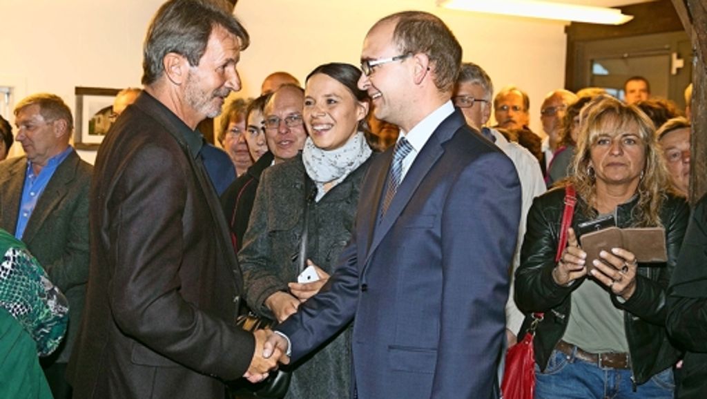 Bürgermeisterwahl in Beuren: Daniel Gluiber hat die Nase weit vorne