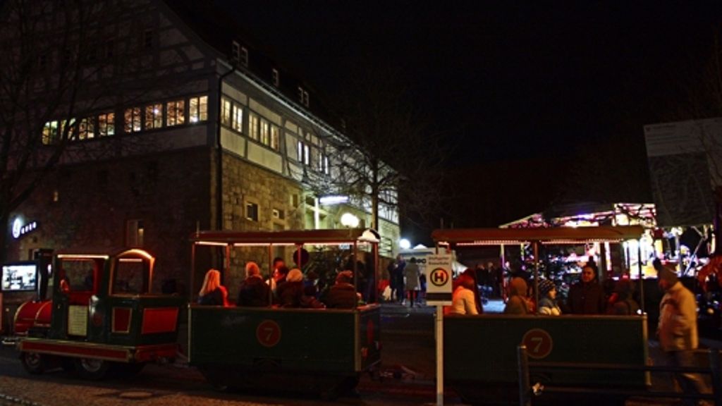 Weihnachtszauber in Schmiden: Mit der Bimmelbahn  zum Schmidener Winter