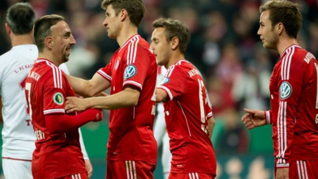 5:1 gegen Kaiserslautern: Der FC Bayern München steht im DFB-Pokalfinale