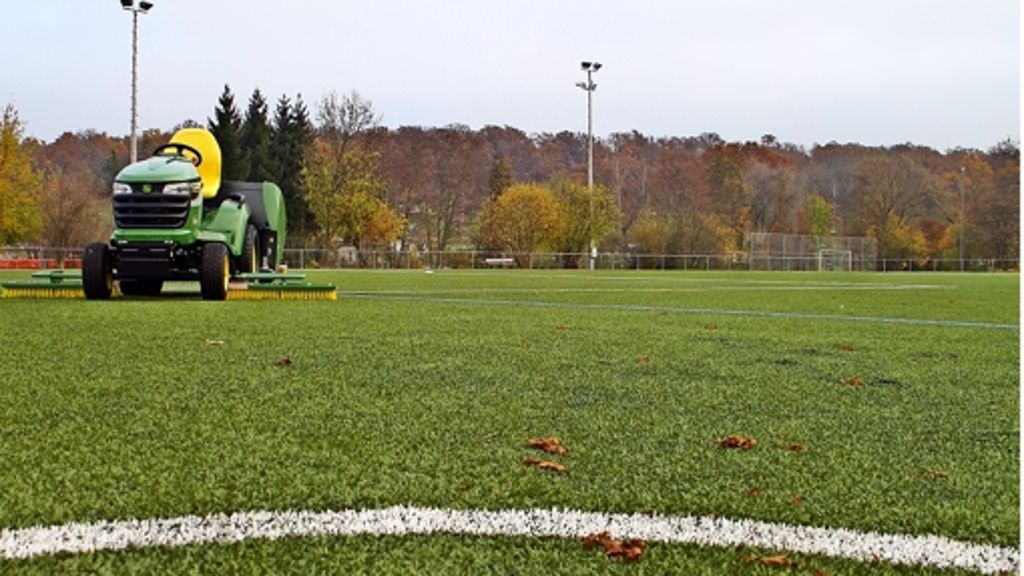 Neuer Rasen für den TSV: Besser trainieren im TSV Weilimdorf