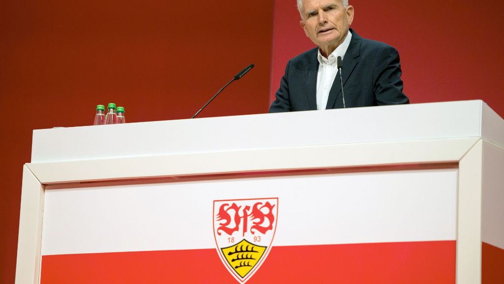 VfB-Präsident Wolfgang Dietrich: Fonds als Investoren der VfB-AG nicht ausgeschlossen