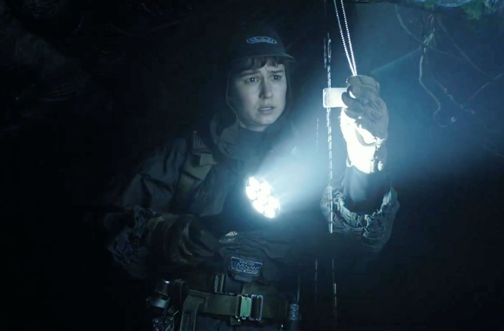 In „Alien: Covenant“ bringt Daniels (Katherine Waterston) nur allmählich Licht ins Dunkel: Was wird auf dem fremden Planeten eigentlich gespielt?