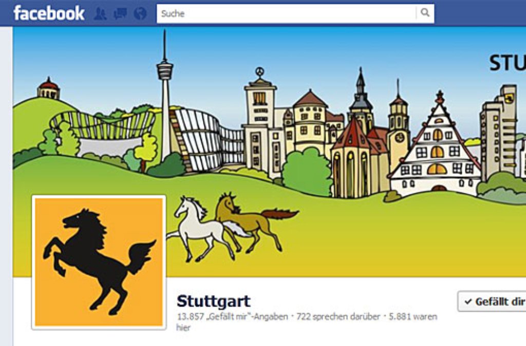 "Stuttgart" - so schlicht und einfach hat das Facebook-Portal der Landeshauptstadt die längste Zeit geheißen. Die Stadt gibt am 24. Mai bekannt, dass sie die Fanseite umbenennen muss, nachdem ihr Post von dem Sozialen Netzwerk ins Haus geflattert ist. Die Stadt Stuttgart sucht also einen neuen Namen, auch die Facebook-Freunde dürfen mitentscheiden - und heraus kommt: ""Stuttgart - meine Stadt"".
