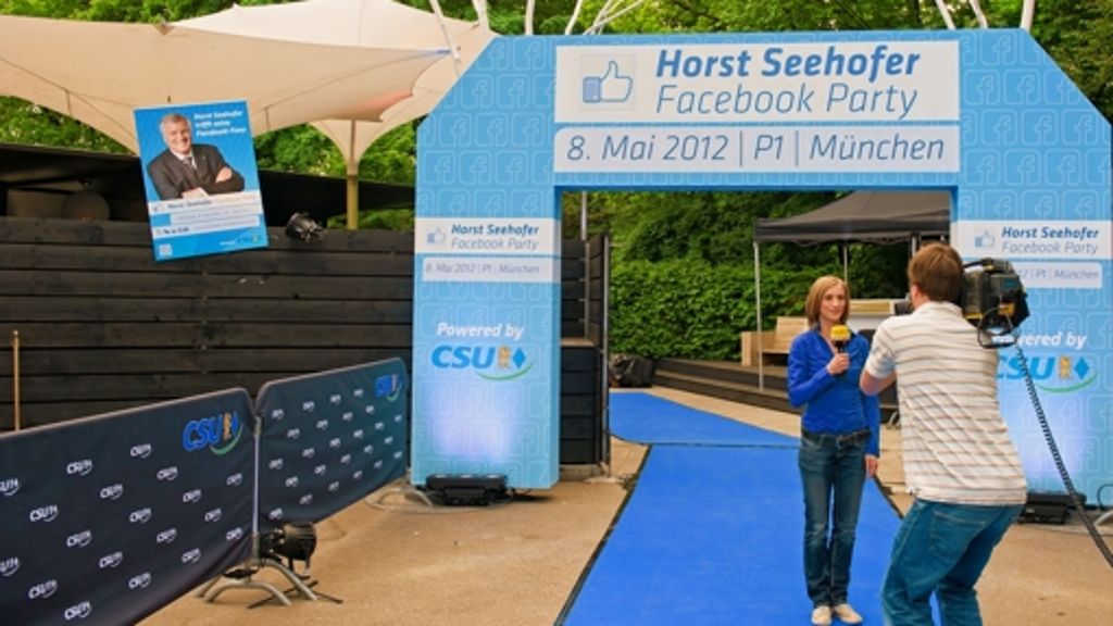 Horst Seehofer und Facebook: Die große  CSU-Party  – ein Flop