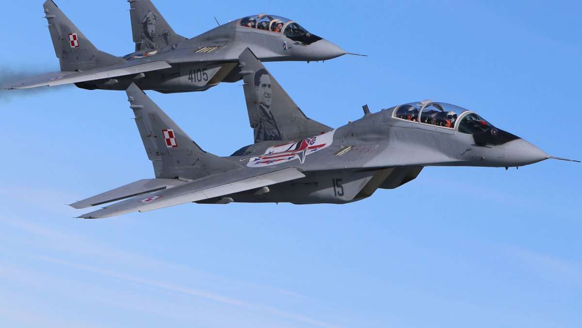 Krieg in der Ukraine: Polen hat erste MiG-29-Kampfjets geliefert