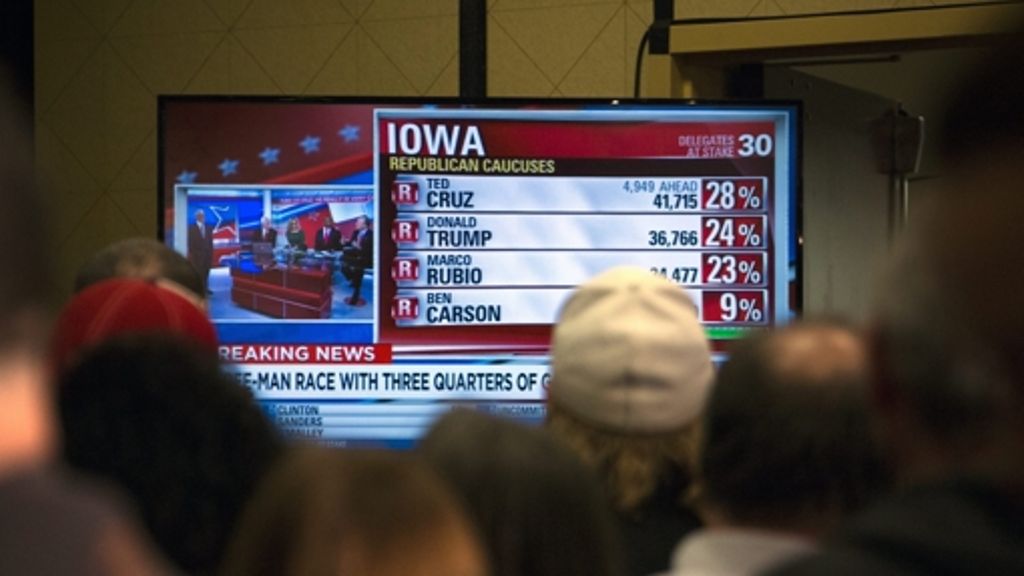 US-Vorwahlen: Iowa watscht Establishment ab