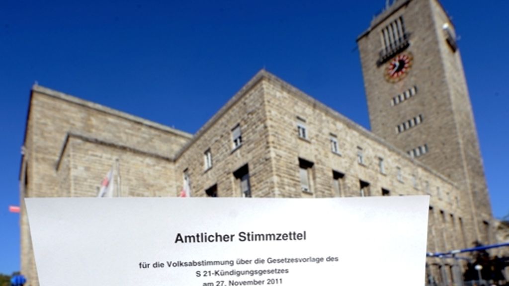 Volksabstimmung gegen Stuttgart 21: Staatsgerichtshof weist Einsprüche  zurück