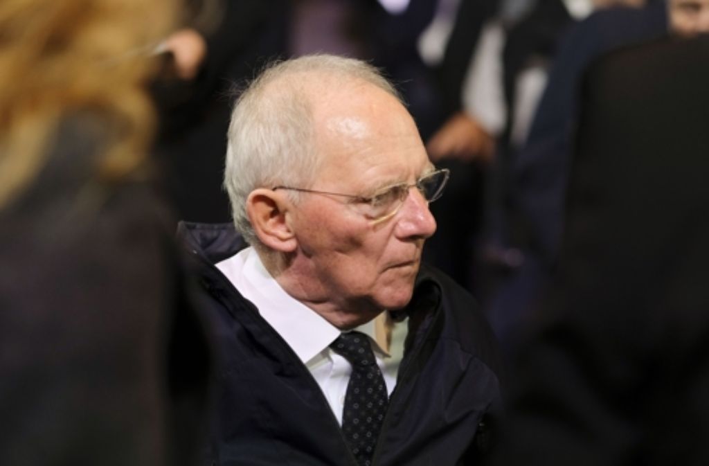 Auch Wolfgang Schäuble (CDU) war unter den Gästen.