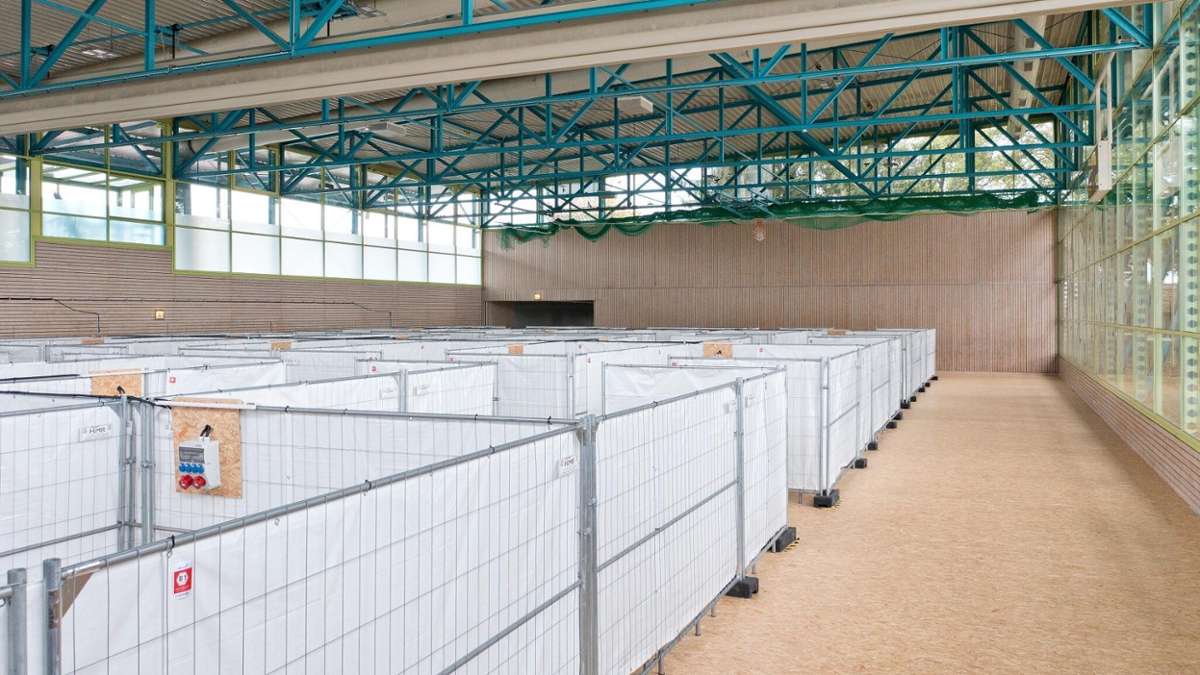 Kornwestheim: Notunterkunft in Stadionhalle wird zurückgebaut
