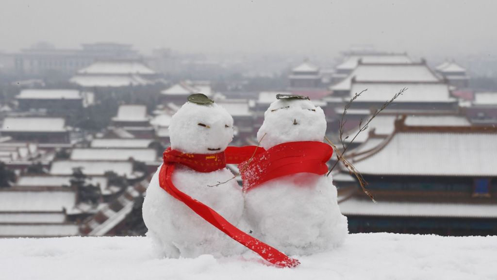 Peking: Die Verbotene Stadt im Schnee