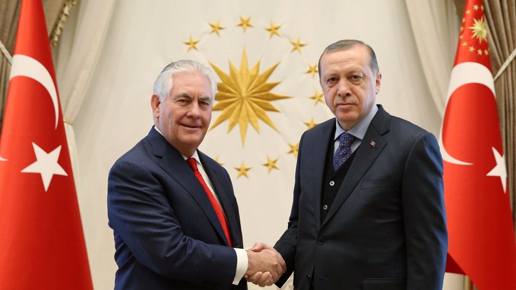 US-Außenminister Tillerson: Lob für Festnahme von Erdogans Leibwächtern