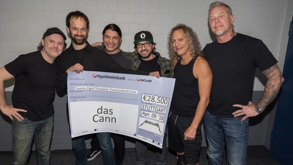 Metallica in Stuttgart: Cannstatter Jugendhaus erhält große Spende von Metal-Band