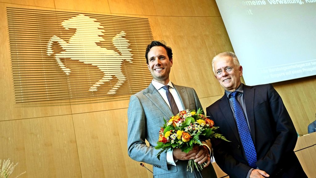 Stuttgarter Rathaus: Fabian Mayer  ins Bürgermeisteramt gewählt