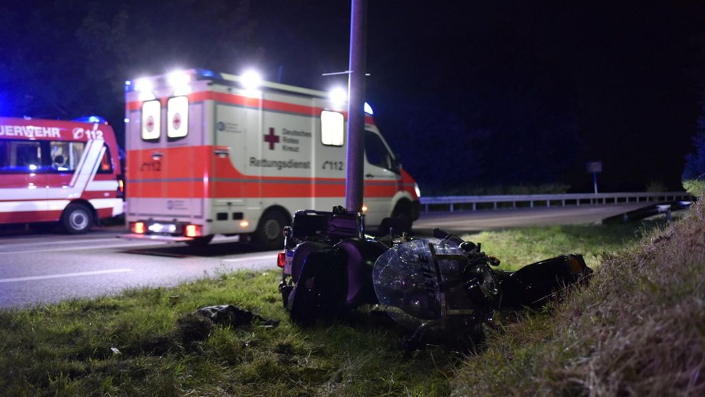 Fellbach: Motorradfahrer stirbt nach Unfall