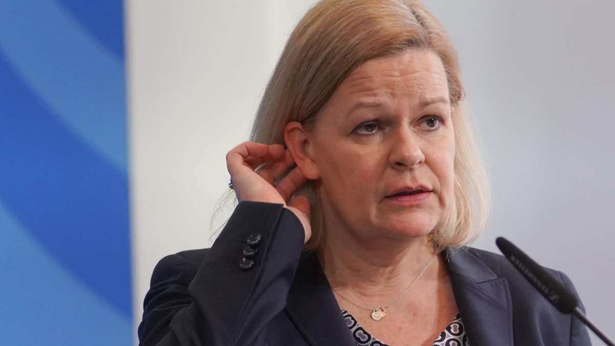 SPD-Innenministerin: Nancy Faeser strebt zurück nach Hessen