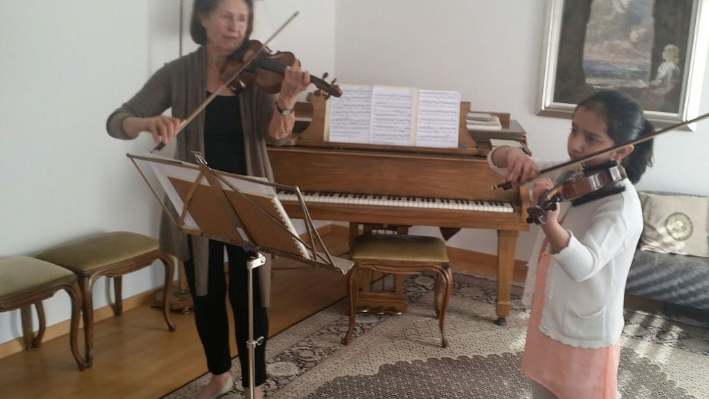Flüchtlingskind in Stuttgart-Nord: Wenn Musik die Seele streichelt