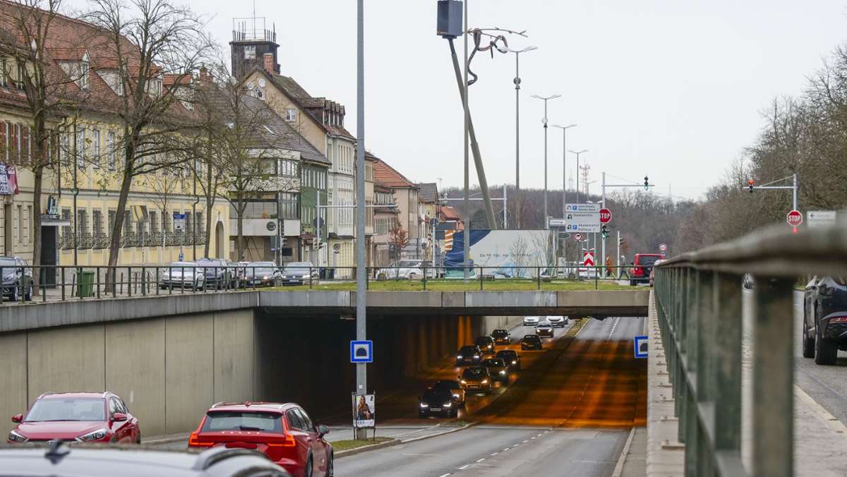 Sternkreuzung in Ludwigsburg: Unterführung ist marode