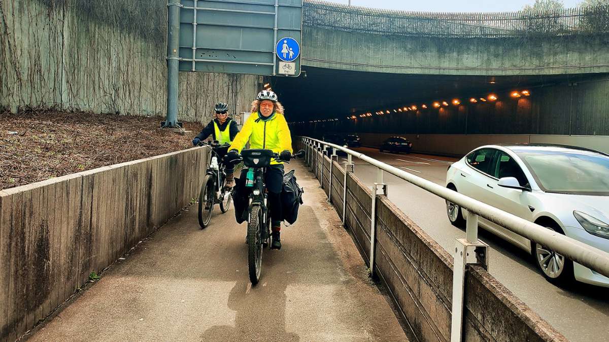 Alternativen zum Flughafentunnel: Wie kommt man mit dem Fahrrad außen herum?