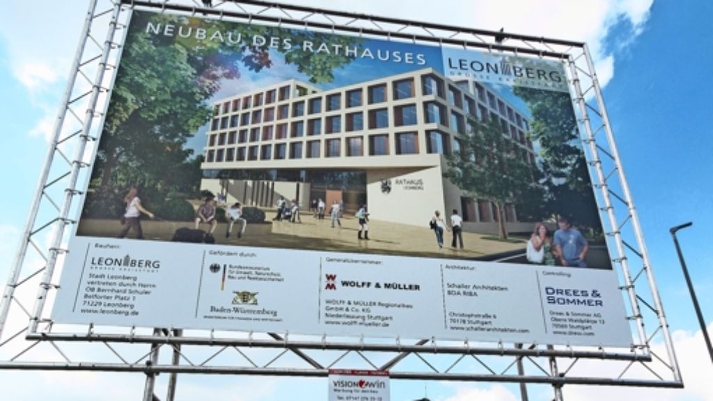 Leonberg: Rathaus-Neubau: Jetzt wird’s ernst