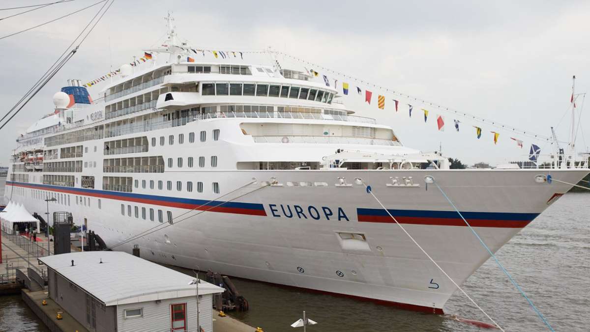Auf dem Weg von Hamburg nach Antwerpen: Passagier von Kreuzfahrtschiff MS Europa über Bord