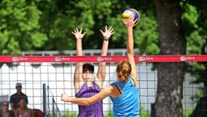 Neue Attraktion in Marbach: Am Neckar entsteht ein Volleyballfeld