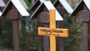 Offenburg/Berlin: Schändung von Schäubles Grab löst Trauer und Entsetzen aus