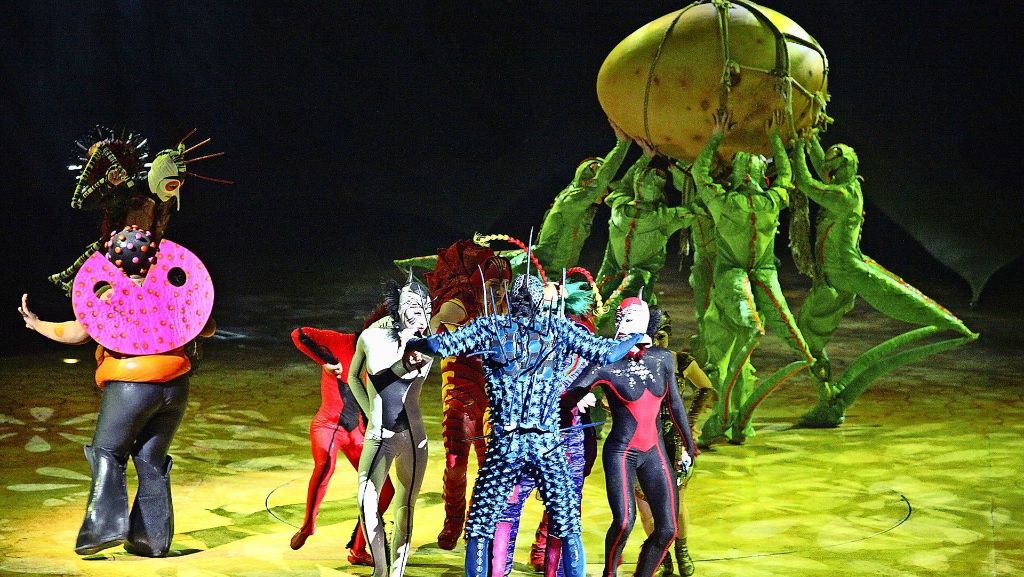 Cirque du Soleil in Stuttgart: Faszinierende Show präsentiert das große Krabbeln
