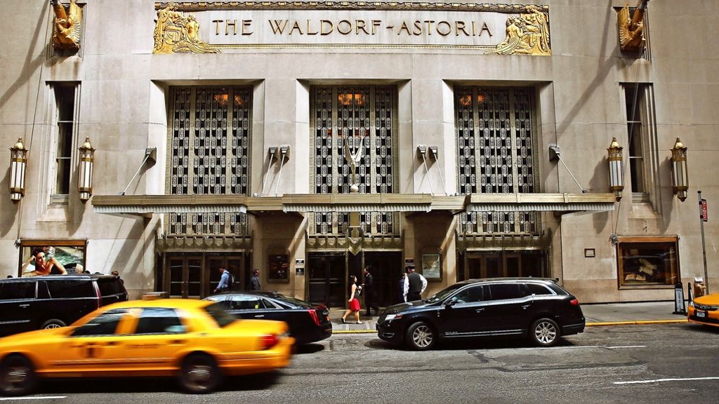 Legendäres Hotel: Waldorf Astoria in New York macht dicht