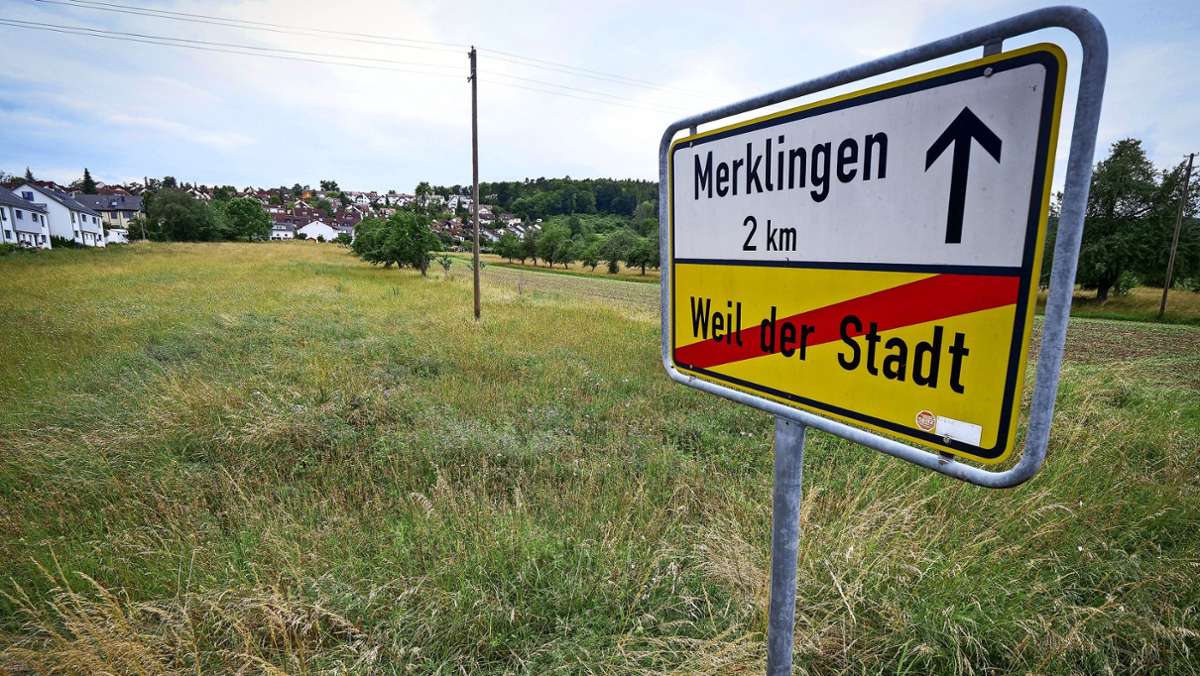 Baugebiet Häugern-Nord: Weil der Stadt will die Grenze verschieben